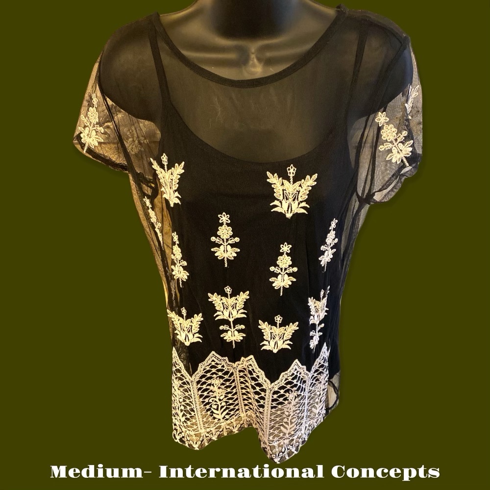 Black and white flirty